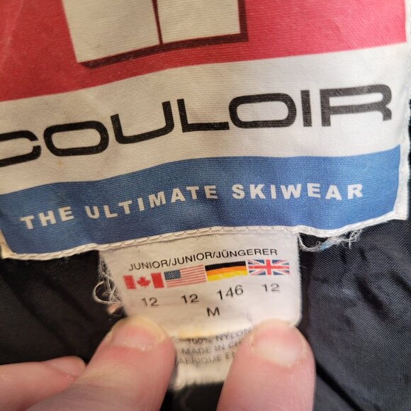 Kids Black Snowpants - Boys/Unisex - Size M (12) - Picture 6 of 6